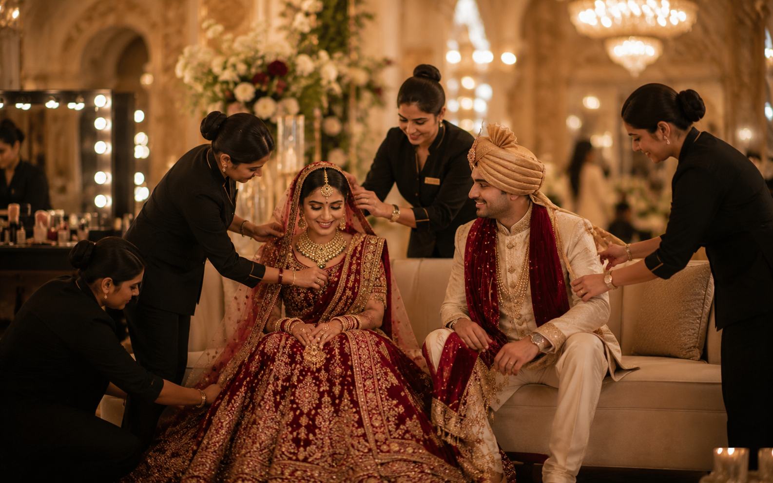 Shadow Service for Bride & Groom